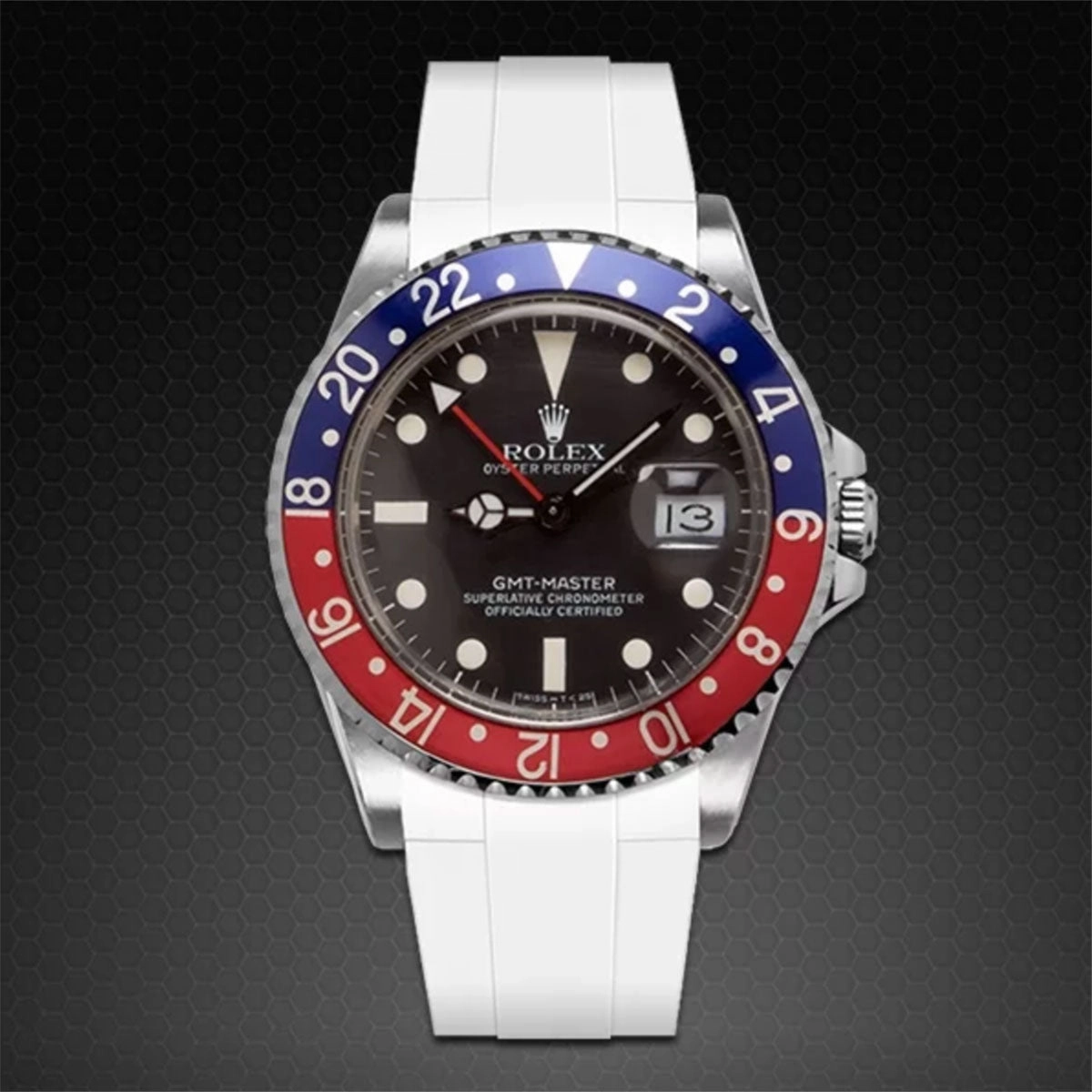 Rolex - Rubber B strap for GMT Master - Tang Buckle Series
