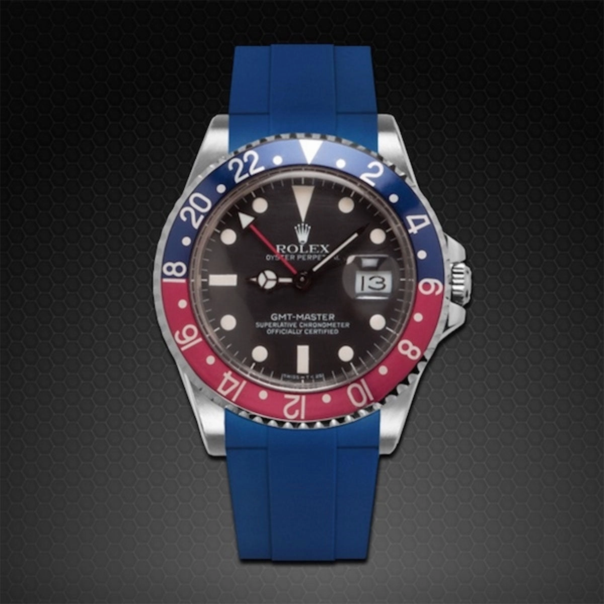 Rolex - Rubber B strap for GMT Master - Tang Buckle Series