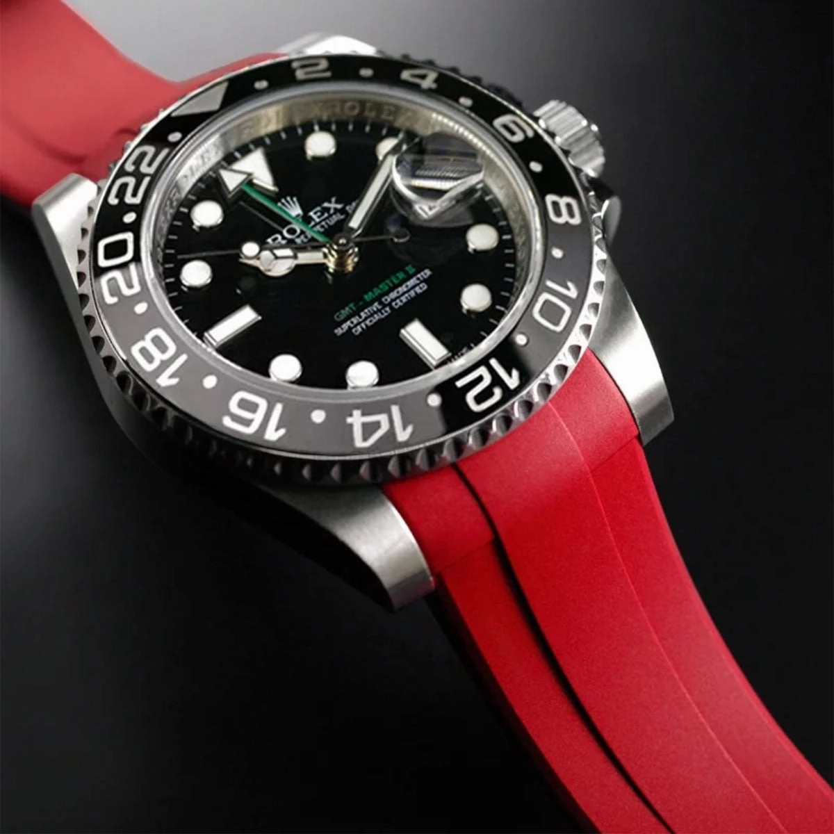 Rolex - Rubber B strap for GMT Master II CERAMIC - Classic Series