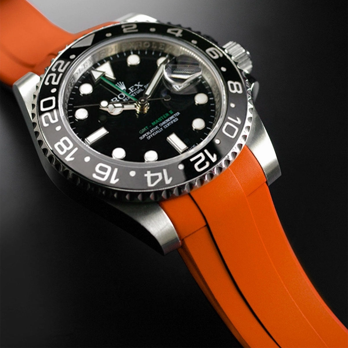 Rolex - Rubber B strap for GMT Master II CERAMIC - Classic Series