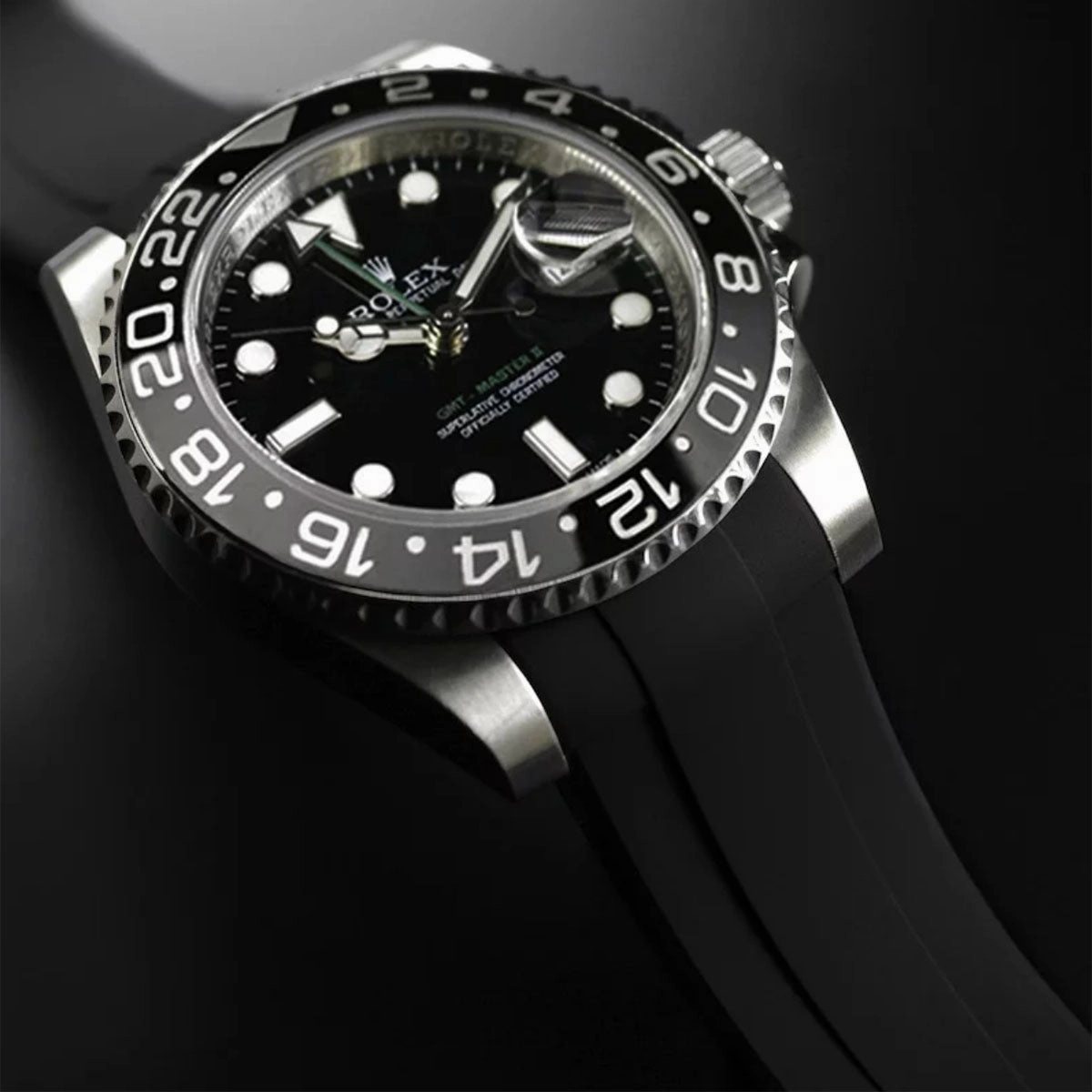 Rolex - Rubber B strap for GMT Master II CERAMIC - Classic Series