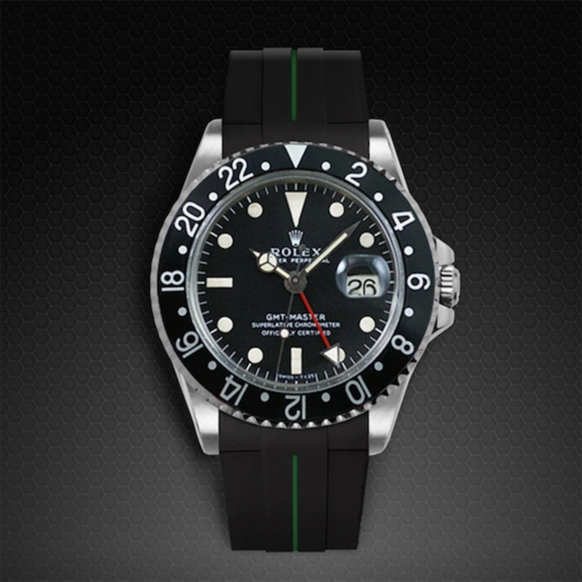 Rolex - Rubber B strap for GMT Master II Non-Ceramic - Classic Series