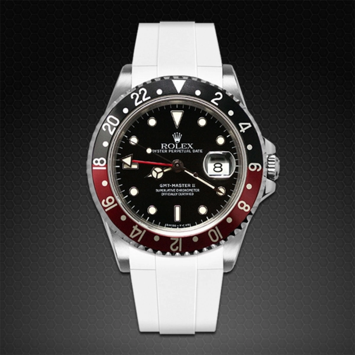 Rolex - Rubber B strap for GMT Master II Non-Ceramic - Tang Buckle Series