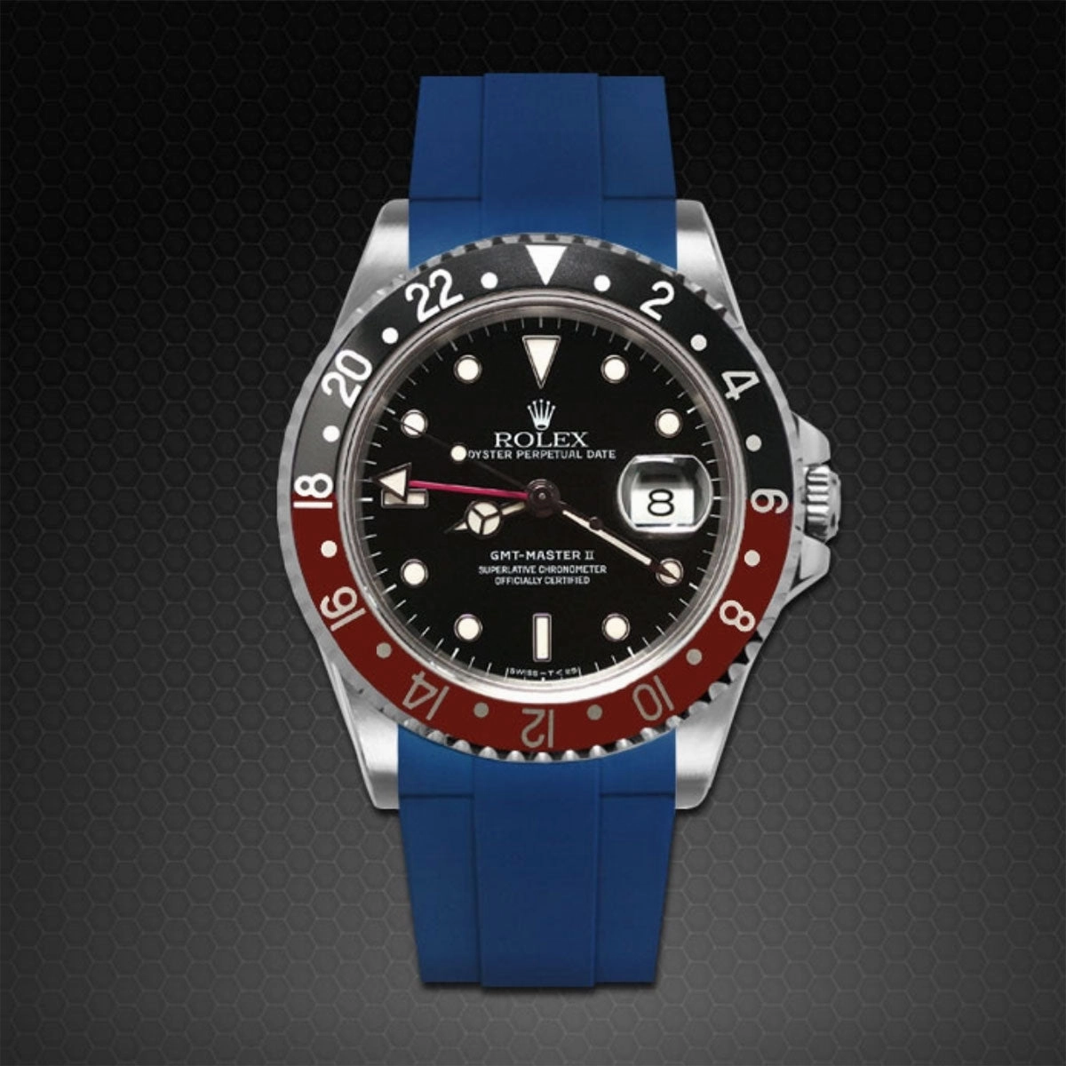 Rolex - Rubber B strap for GMT Master II Non-Ceramic - Tang Buckle Series