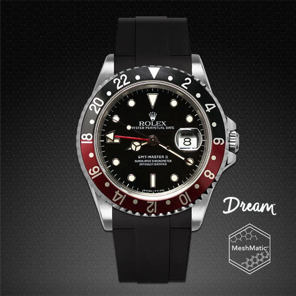 Rolex - Rubber B strap for GMT Master II Non-Ceramic - The Dream Strap
