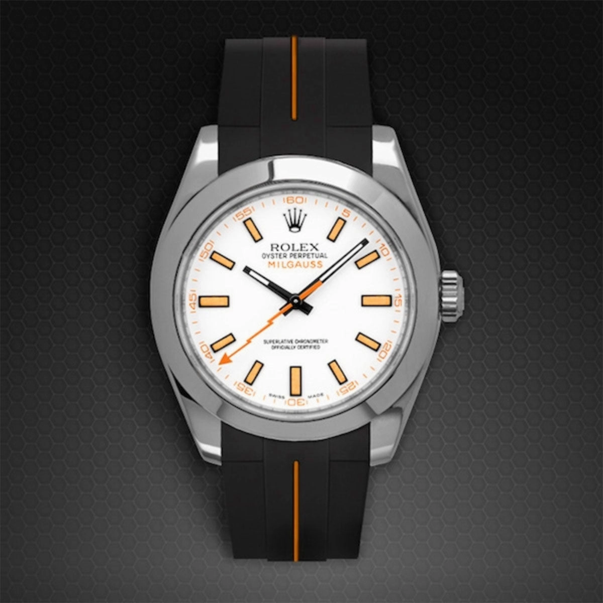 Rolex - Rubber B strap for Milgauss 40mm - Classic Series