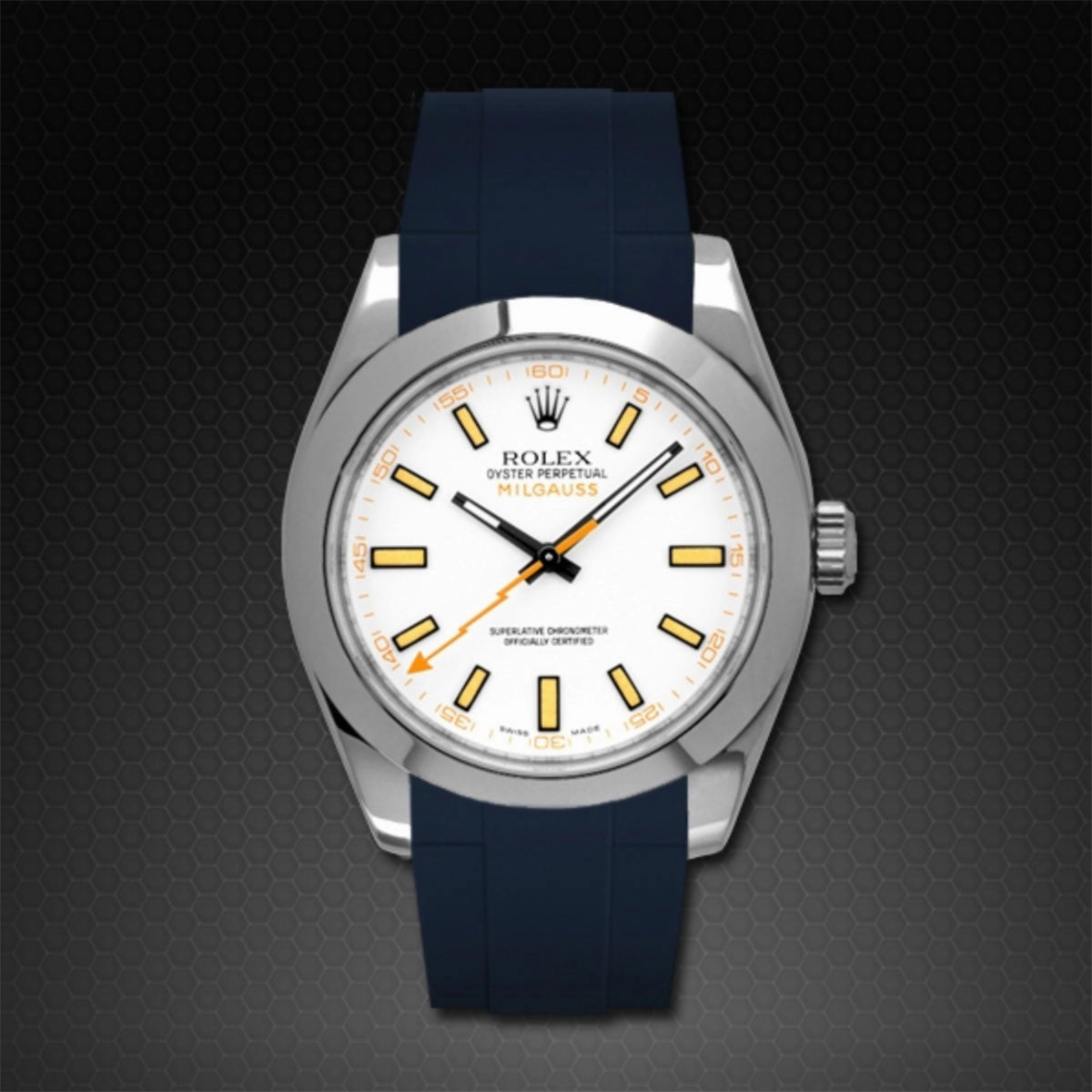 Rolex - Rubber B strap for Milgauss 40mm - Classic Series
