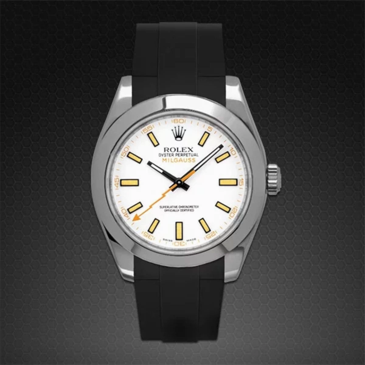 Rolex - Rubber B strap for Milgauss 40mm - Classic Series