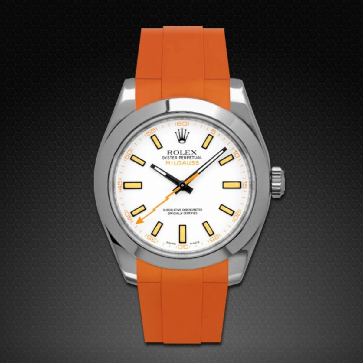 Rolex - Rubber B strap for Milgauss 40mm - Classic Series