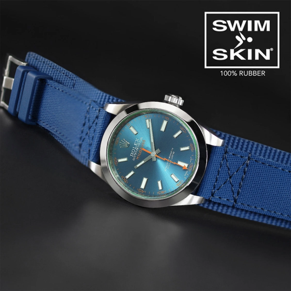 Rolex - Rubber B Strap for Milgauss 40mm - Rubber Cuff Series