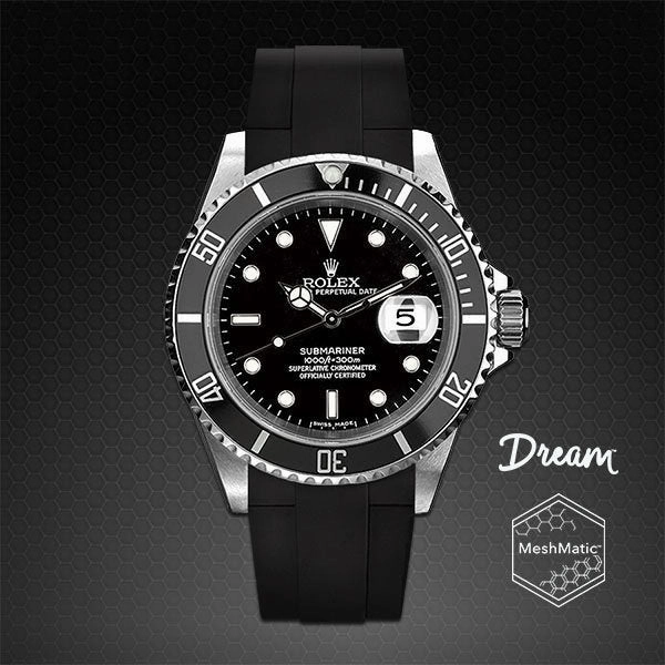 Rolex - Rubber B strap for Non-Ceramic 40mm Submariner - The Dream Strap