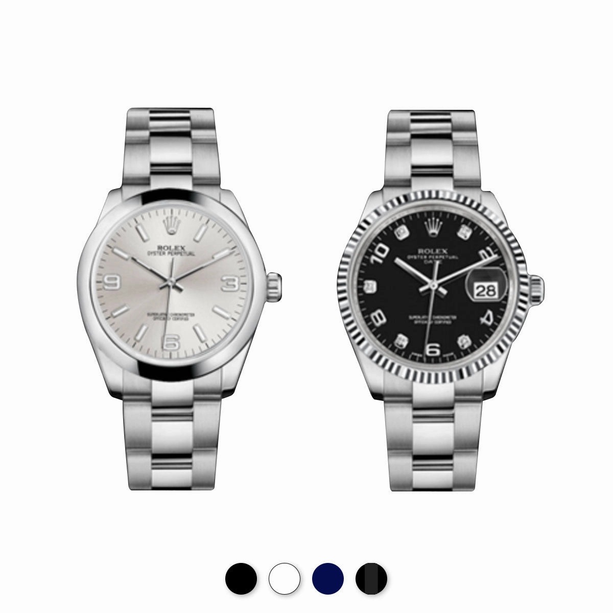 Rolex - Rubber B strap for Oyster Perpetual 34mm / Date 34mm - Classic Series