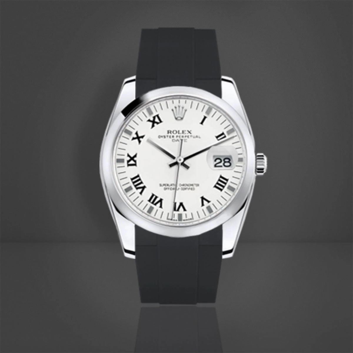 Rolex - Rubber B strap for Oyster Perpetual 34mm / Date 34mm - Classic Series