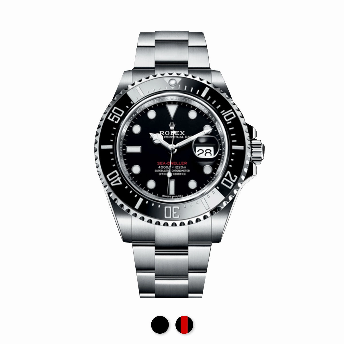 Rolex - Rubber B strap for Rolex Sea-Dweller 43mm - Glidelock Series ref. 126600