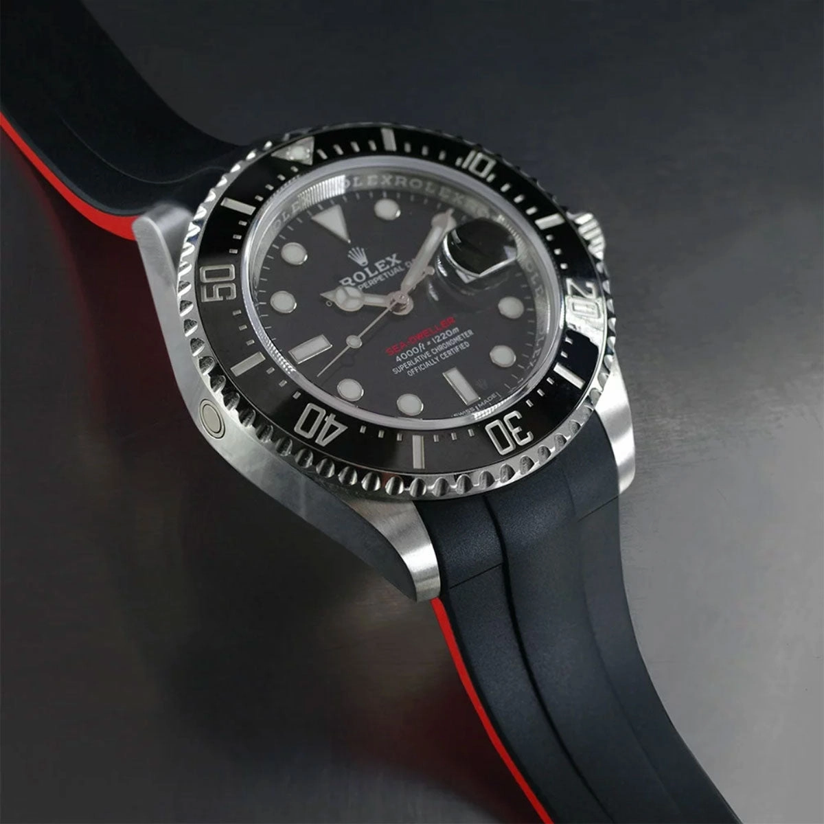 Rolex - Rubber B strap for Rolex Sea-Dweller 43mm - Glidelock Series ref. 126600