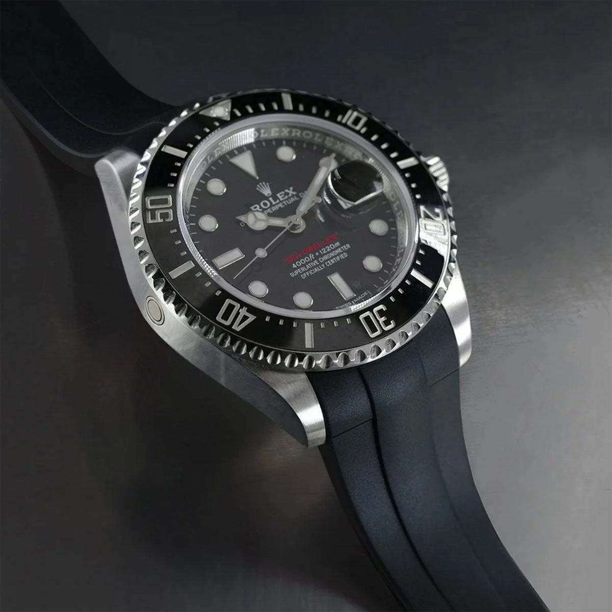 Rolex - Rubber B strap for Rolex Sea-Dweller 43mm - Glidelock Series ref. 126600