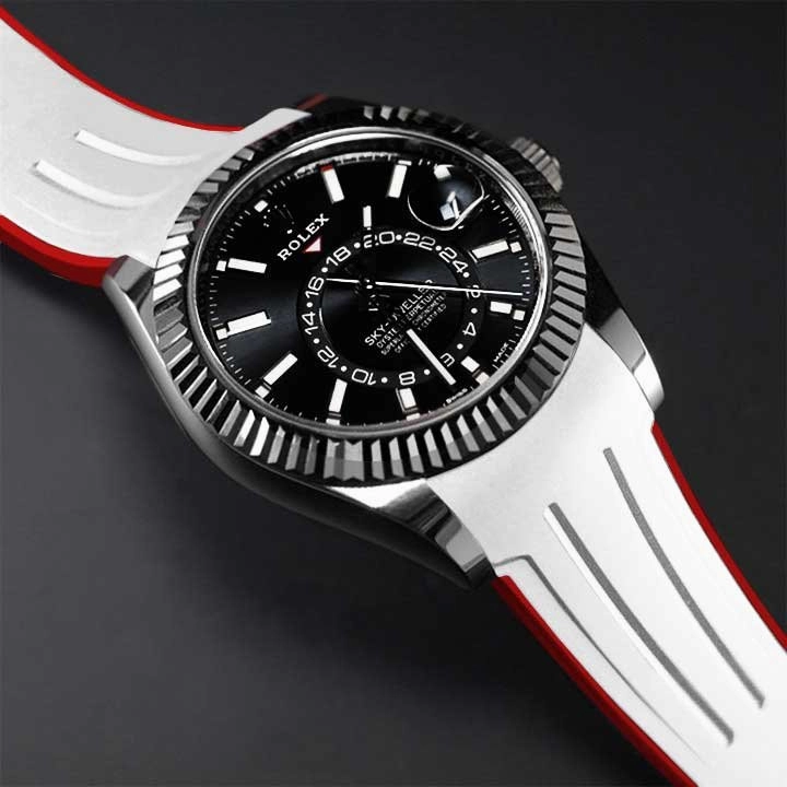 Rolex - Rubber B strap for Sky-Dweller on Oyster Bracelet