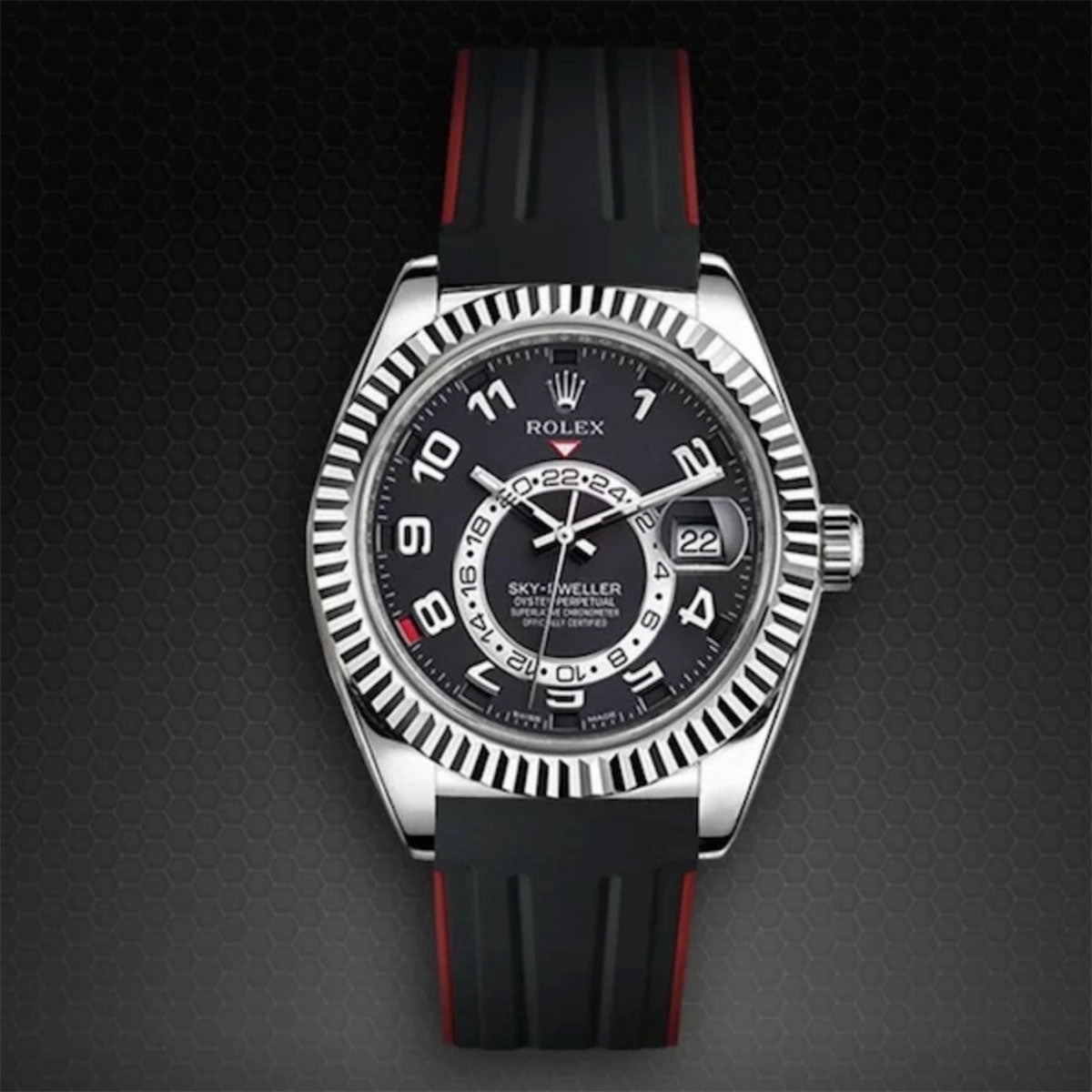 Rolex - Rubber B strap for Sky-Dweller on Strap - VulChromatic