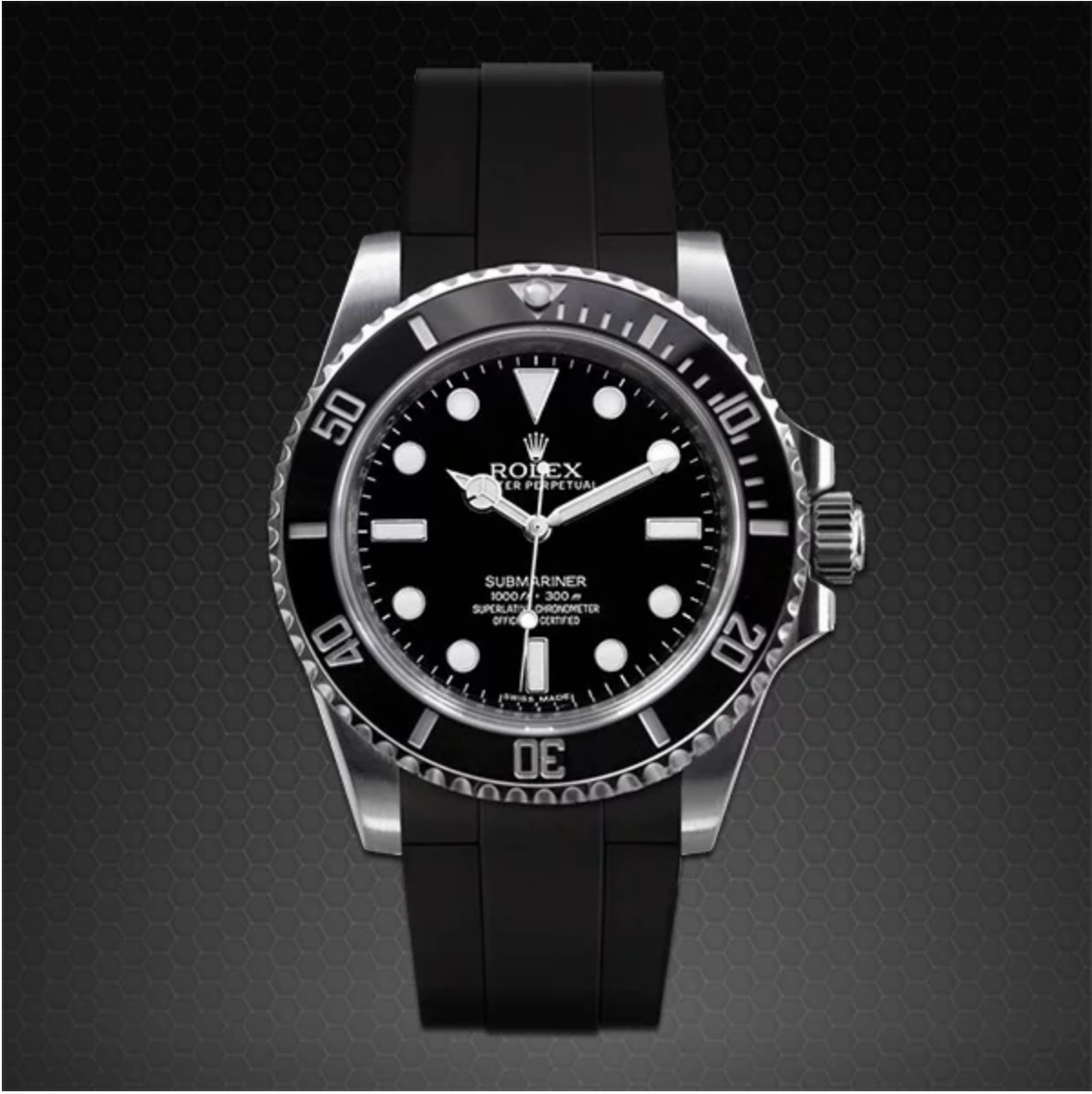 Rolex - Rubber B strap for Submariner 40mm Ceramic - Velcro Series