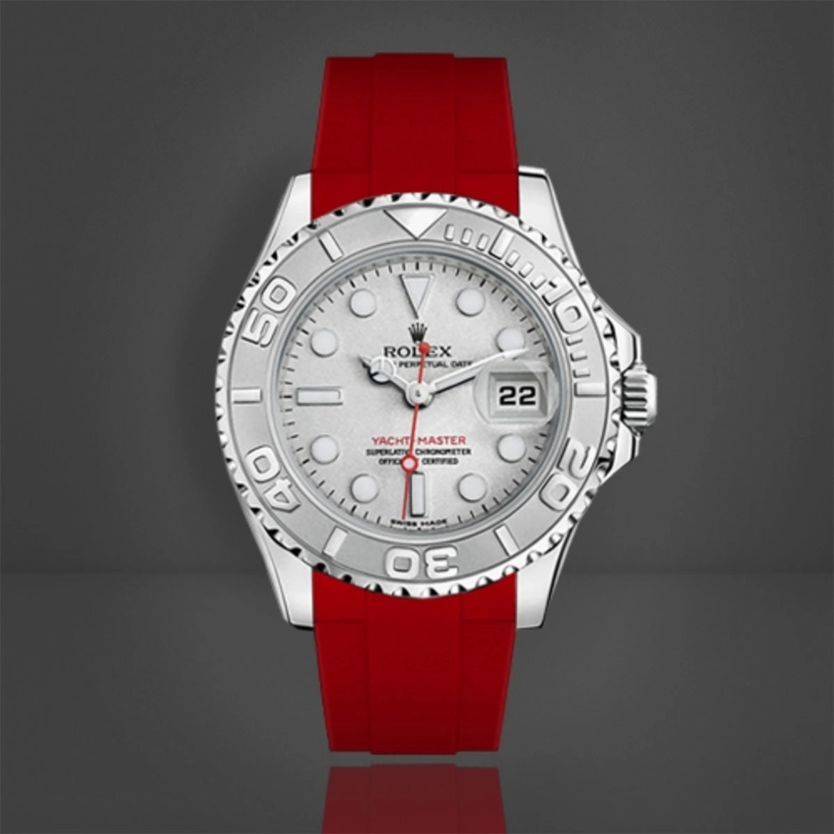 Rolex - Rubber B strap for Yachtmaster 35mm - Tang Buckle Series