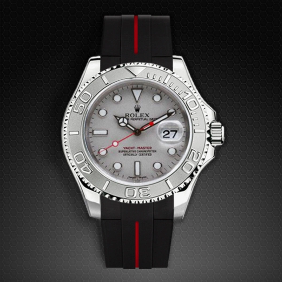 Rolex - Rubber B strap for Yachtmaster 40mm - Classic Series