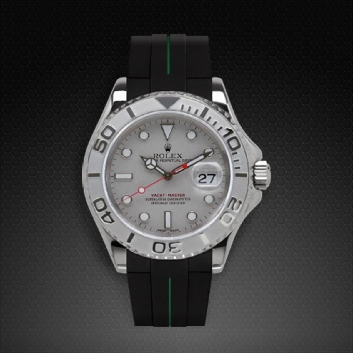 Rolex - Rubber B strap for Yachtmaster 40mm - Classic Series
