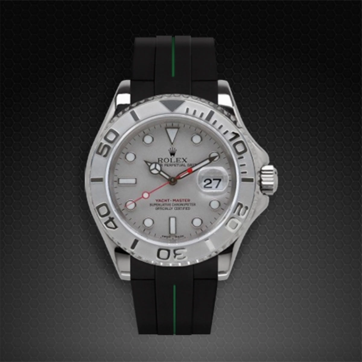Rolex - Rubber B strap for Yachtmaster 40mm - Tang Buckle Series