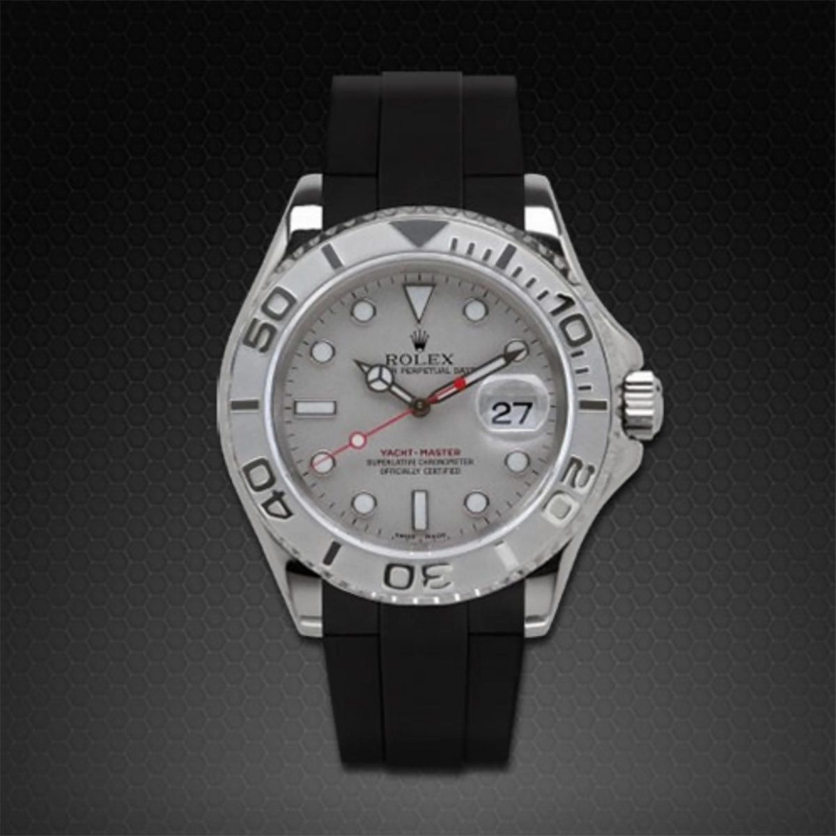 Rolex - Rubber B strap for Yachtmaster 40mm - Tang Buckle Series
