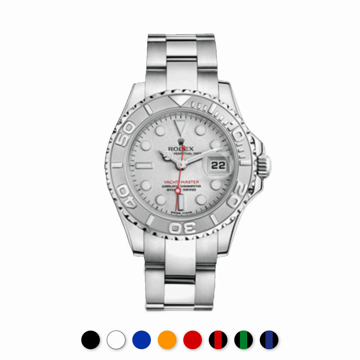 Rolex - Rubber B strap for Yachtmaster 40mm - Tang Buckle Series