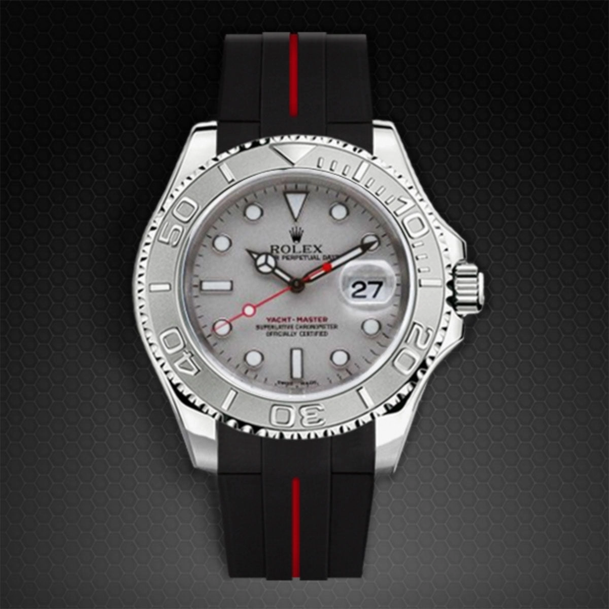 Rolex - Rubber B strap for Yachtmaster 40mm - Tang Buckle Series