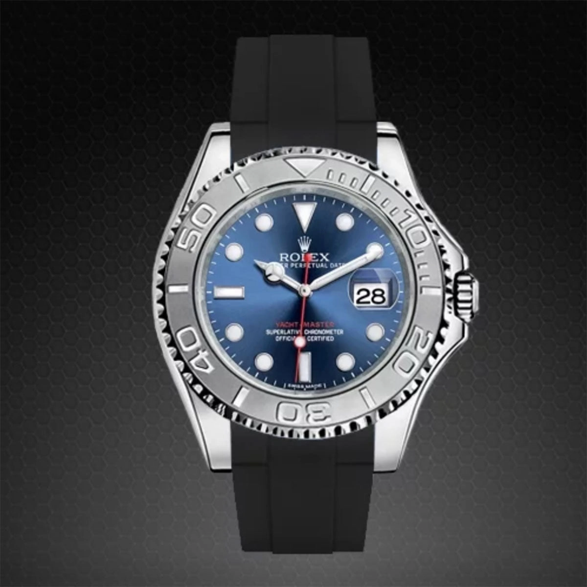 Rolex - Rubber B strap for Yachtmaster 40mm - Velcro Series