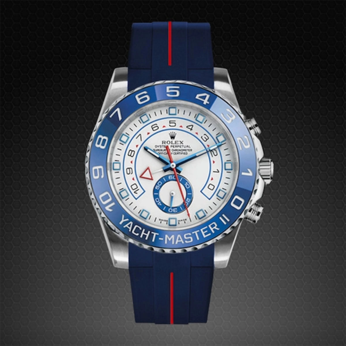 Rolex - Rubber B strap for Yachtmaster II 44mm - Vulchromatic classic series