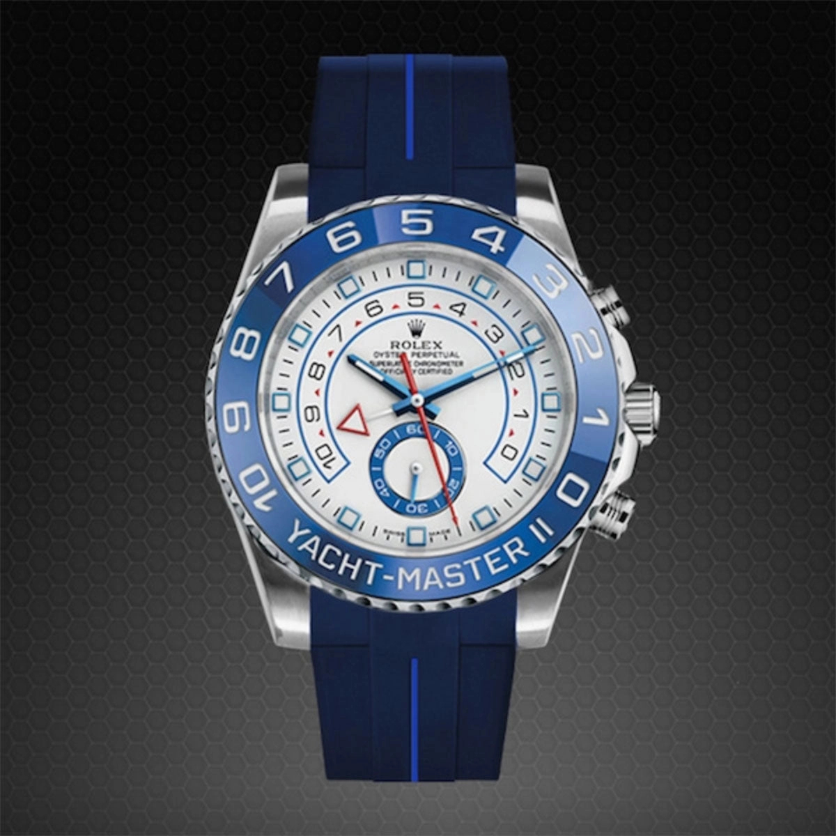 Rolex - Rubber B strap for Yachtmaster II 44mm - Vulchromatic classic series