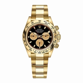Rolex Cosmograph Daytona 40mm - Ref: 116508-0009 - Black & Champagne Index Dial, 18K Yellow Gold Oyster Bracelet Men's Watch