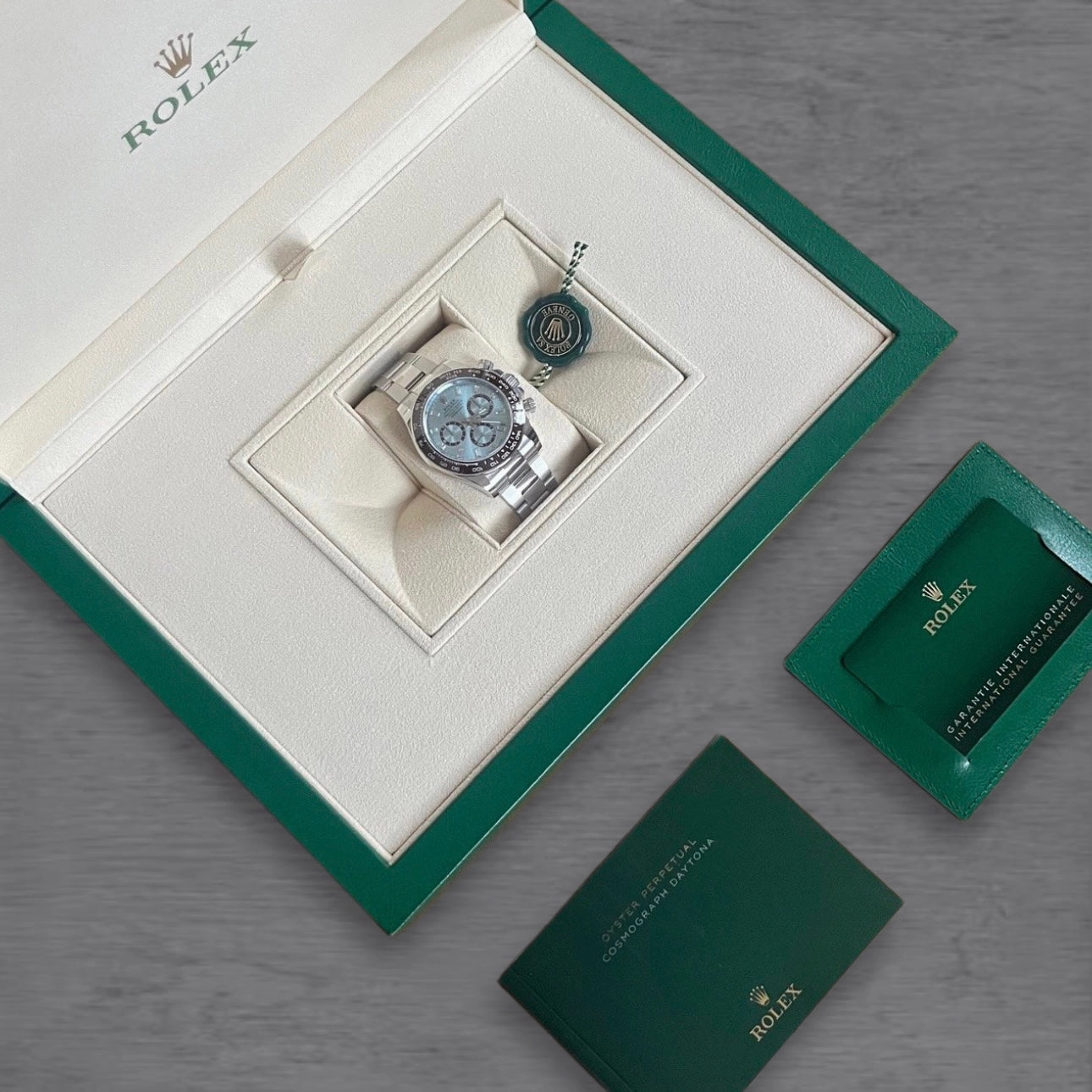 Rolex Cosmograph Daytona 40mm - Ref: 126506A - Ice Blue Diamond Dial & Ceramic Bezel, Platinum Oyster Bracelet Men's Watch