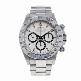Rolex Cosmograph Daytona 40mm - Ref: 16520 - White Index Dial, Stainless Steel Oyster Bracelet Men's Watch