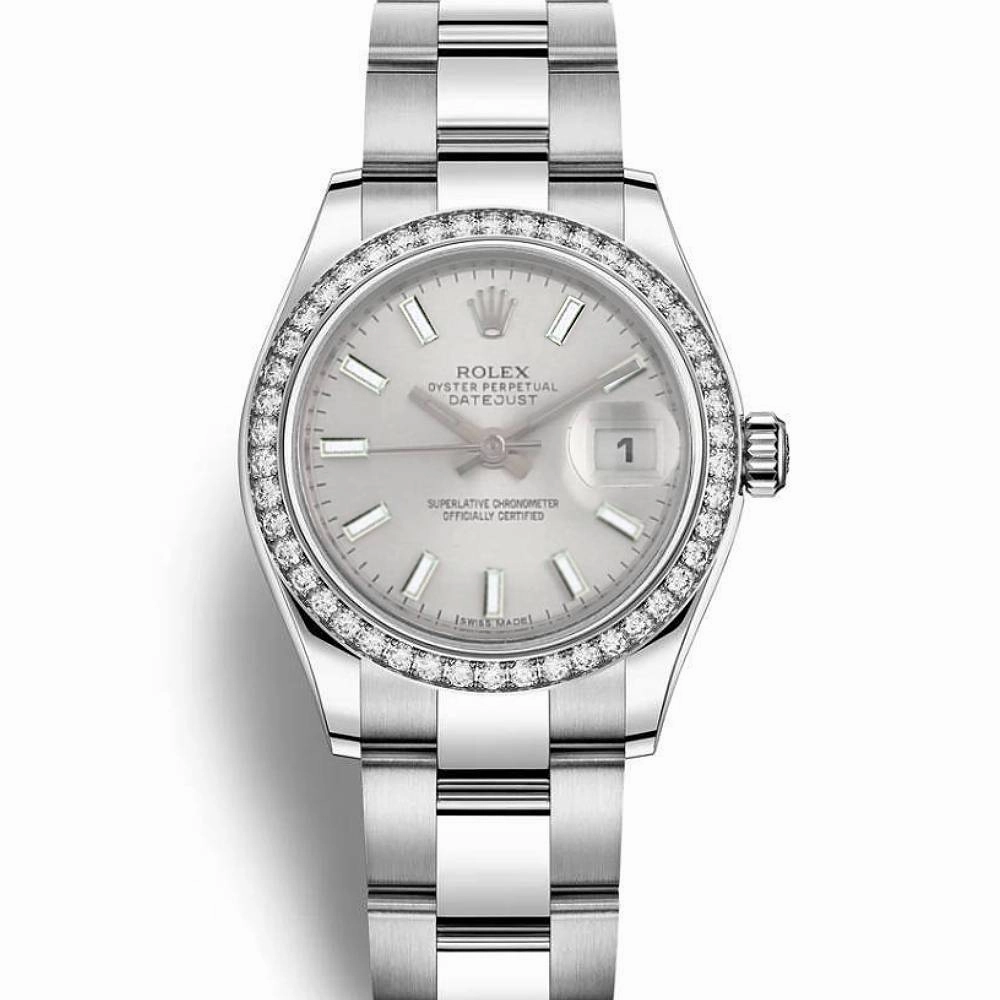 Rolex Datejust 26mm - Ref: 179384 sio - Silver Dial, Stainless Steel Oyster Bracelet Women's Watch