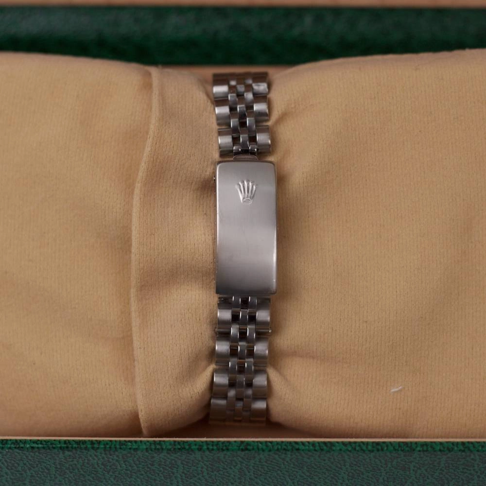 Rolex Datejust 26mm - Ref: 79160 - Black Mother-of-Pearl Diamond Dial, Stainless Steel Jubilee Bracelet Women's Watch