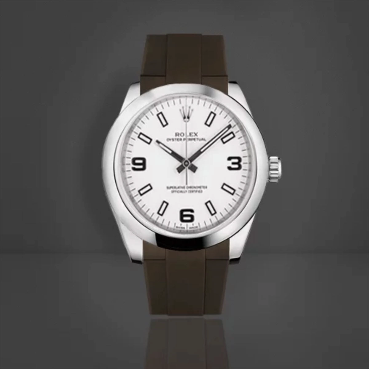 Rolex Jubilee / President Bracelet - Rubber B strap for Oyster Perpetual / Datejust 31mm - Tang buckle series