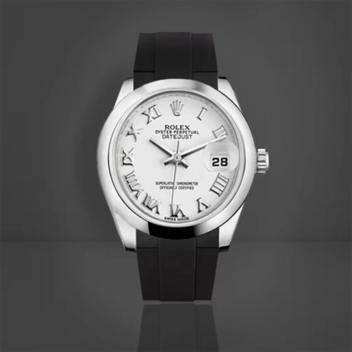 Rolex Jubilee / President Bracelet - Rubber B strap for Oyster Perpetual / Datejust 31mm - Tang buckle series