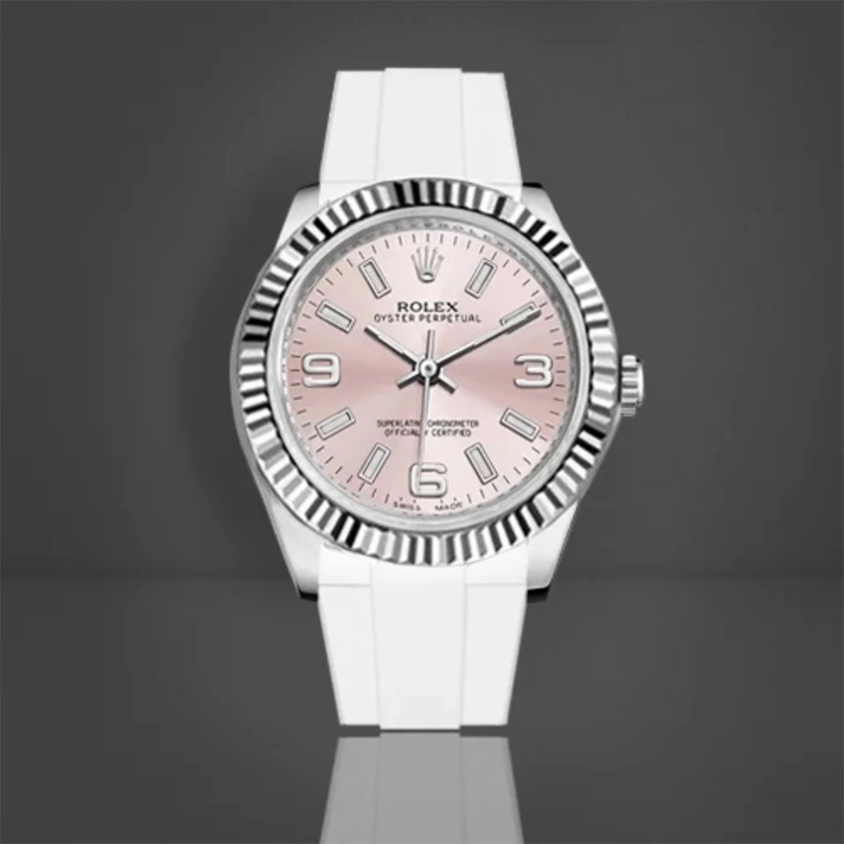 Rolex Jubilee / President Bracelet - Rubber B strap for Oyster Perpetual / Datejust 31mm - Tang buckle series