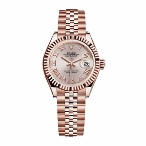 Rolex Lady Datejust 28mm - Ref: 279175-0012 - Sundust Dial, 18K Rose Gold Jubilee Bracelet Women's Watch