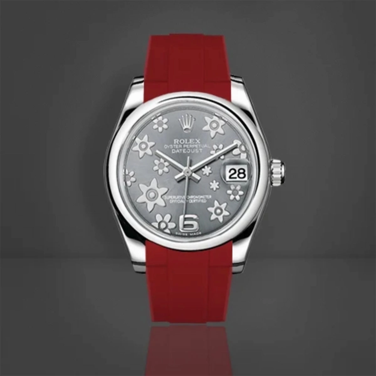 Rolex Oyster Bracelet - Rubber B strap for Oyster Perpetual / Datejust 31mm - Classic Series