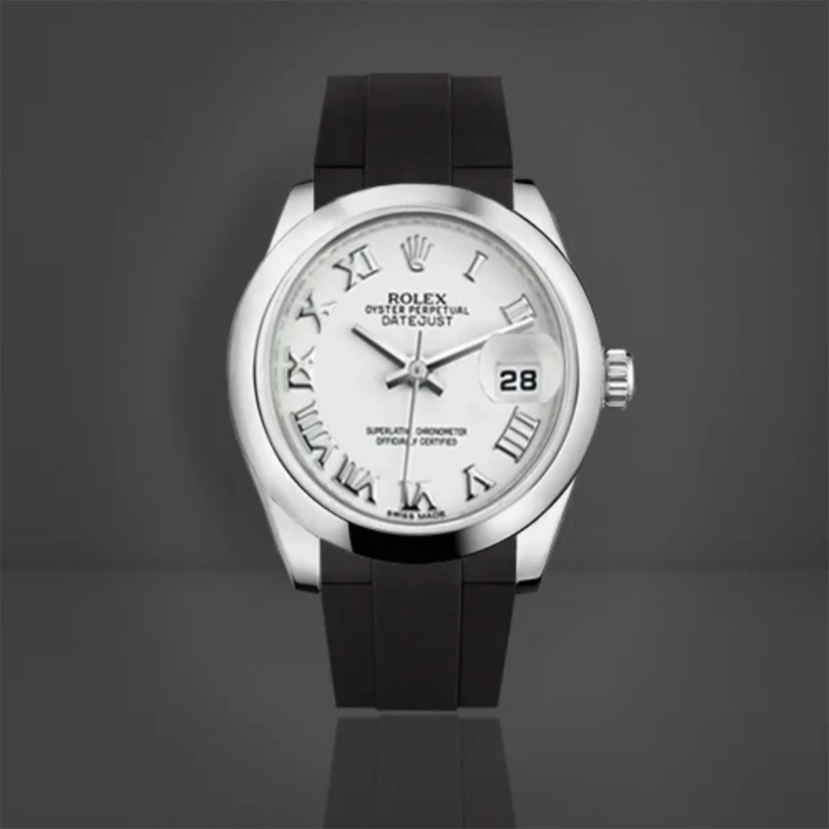 Rolex Oyster Bracelet - Rubber B strap for Oyster Perpetual / Datejust 31mm - Classic Series