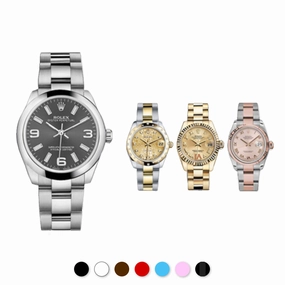 Rolex Oyster Bracelet - Rubber B strap for Oyster Perpetual / Datejust 31mm - Tang buckle series