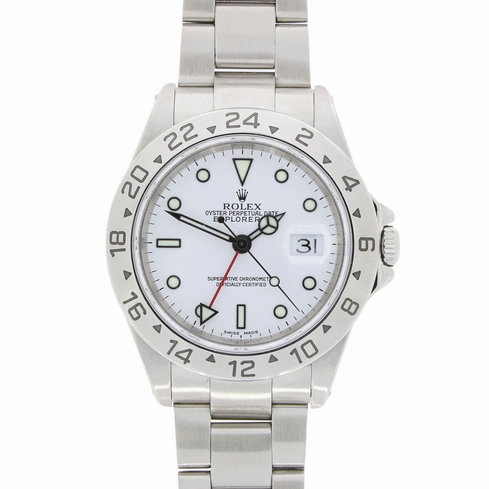 Rolex Watch 16570 Mens Pre Owned Oyster Perpetual Explorer II GMT Papers (2000) RW0623