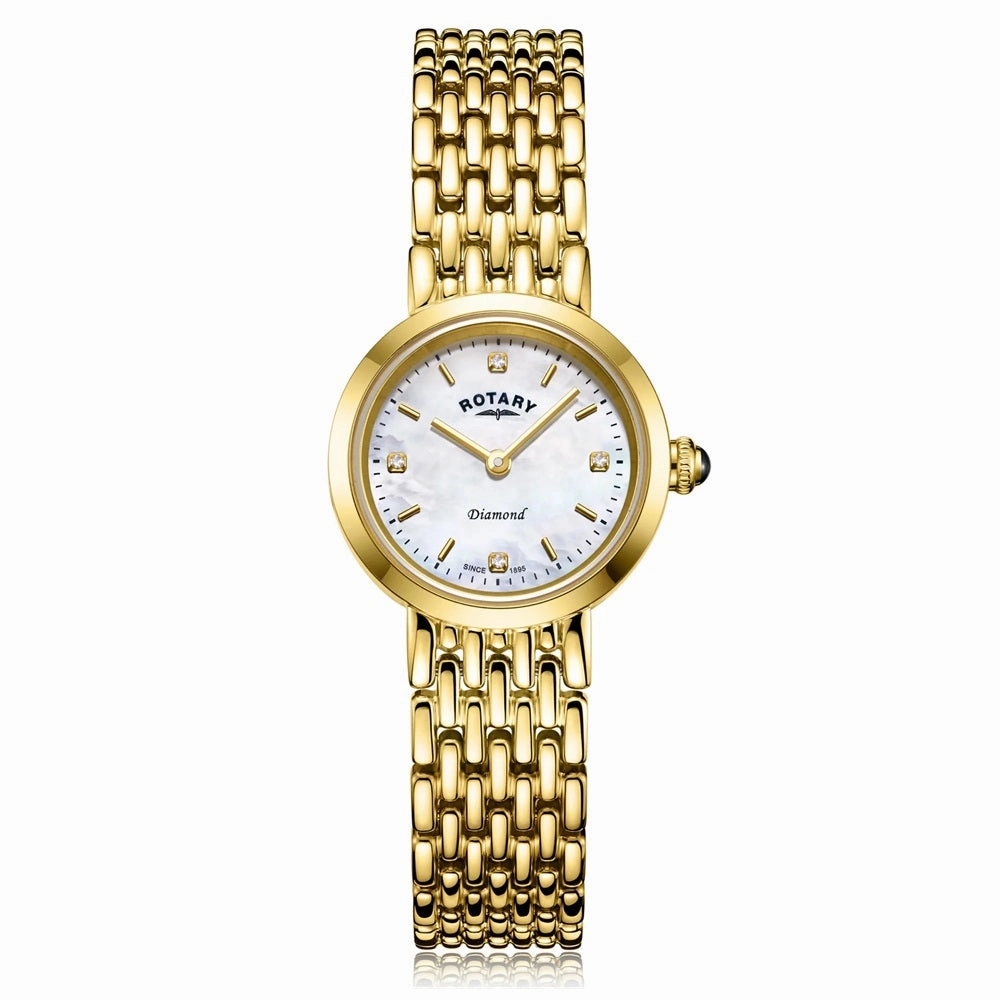 Rotary Traditional Diamond Set Ladies Watch LB00900/41/D