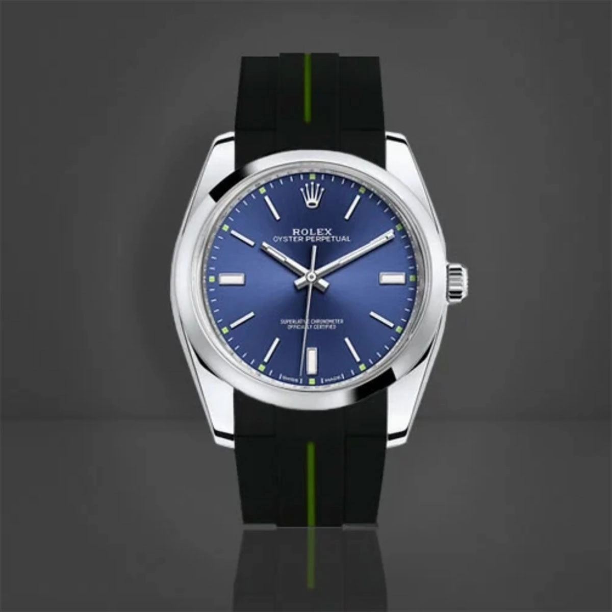 Rubber B strap for Oyster Perpetual 39mm - Tang Buckle Series