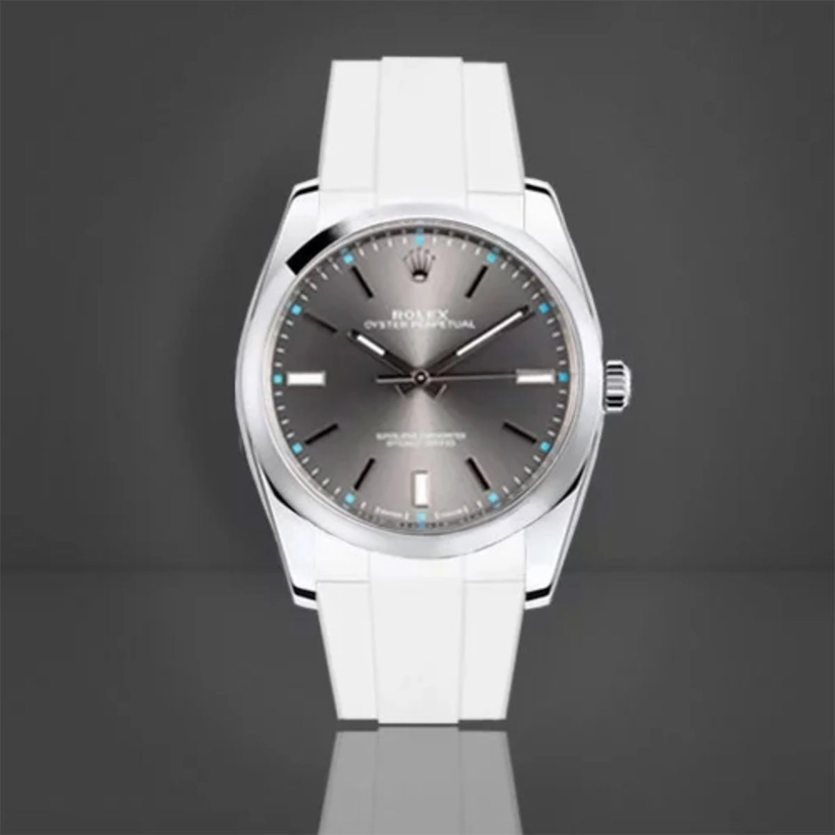 Rubber B strap for Oyster Perpetual 39mm - Tang Buckle Series