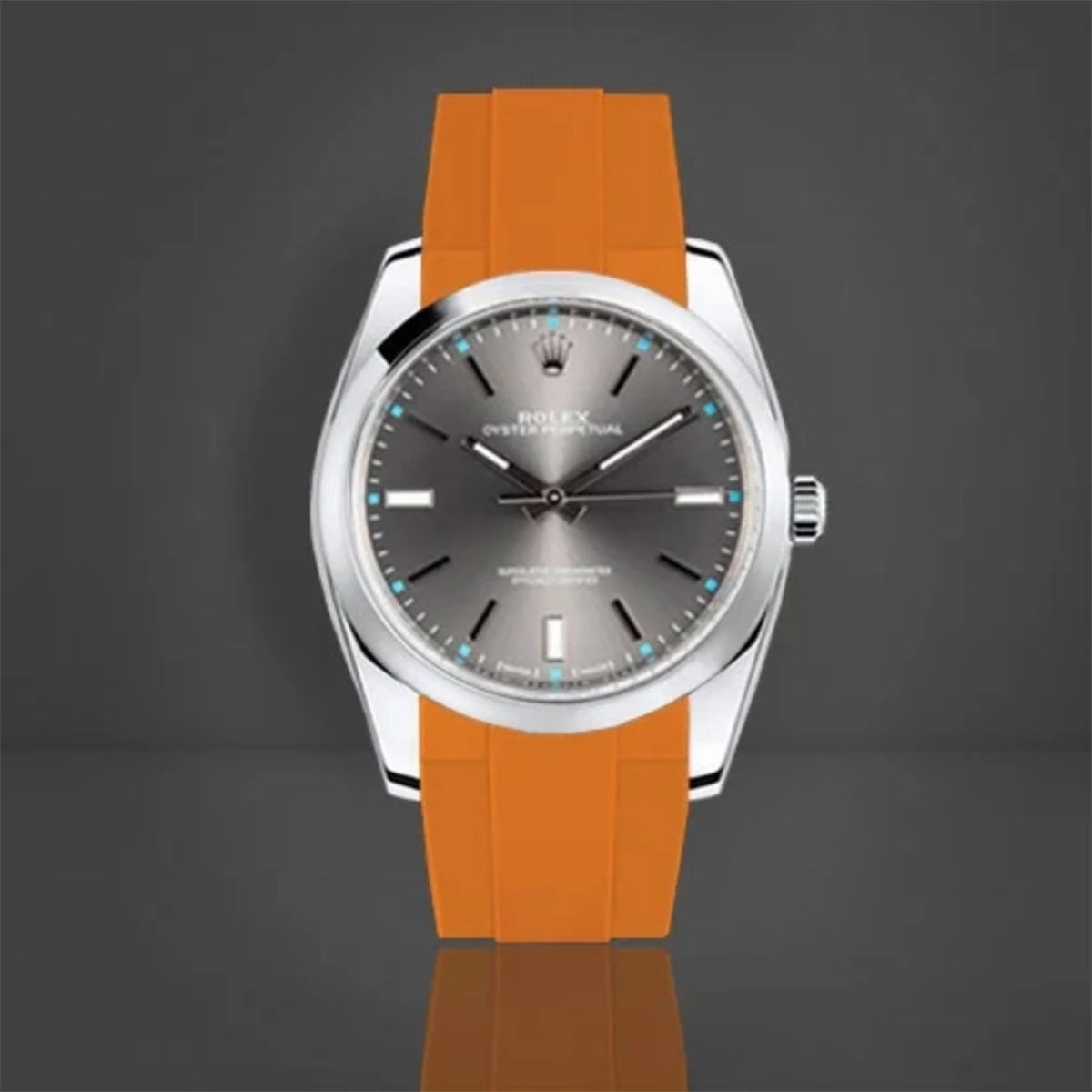 Rubber B strap for Oyster Perpetual 39mm - Tang Buckle Series